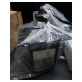 Wall Lantern Clear Seedy Glass