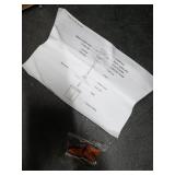 Wall Lantern Clear Seedy Glass