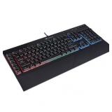 CORSAIR - K55 Wired Gaming Membrane Keyboard with RGB Backlighting - Black