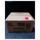 Amazon Brand Solimo Facial Tissues Lotion 18 Cube Boxes 75 Tissues Clean Care