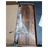 Set Of Three Dry Wall Mounting Shelves, Wood Grain