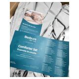 Bedsure Full Size Comforter Set, Gray