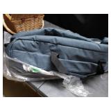Rhino Products Heavy Duty Duffle Bag With Small Zipper Pouches, Heather Blue