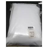 Nicetown 52"x84" White Blackout Curtain Panels, 52 Inches Wide Each