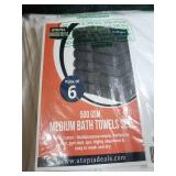 Utopia Bedding 6 Pack Medium Bath Towel Set