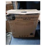 MCIRCO Food Storage Containers Set Of 4