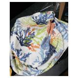 LVTXIII Inflatable Ottoman Coral Multi