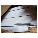 Toddleroo by North States Superyard Play Yard Barrier with Wall Mount Kit, 38.5" - 201" Wide, Light Gray