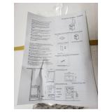 Gela 24-inch Grey Vanity White Ceramic Basin