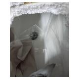 Gela 24-inch Grey Vanity White Ceramic Basin