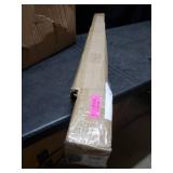 48" to 86" - Antique Pewter- Elrene Cordelia Adjustable Window Curtain Rod and Ball Shaped Finial, Set Of 1, Silver