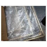 Signature Design by Ashley Efharis Natural/Gold Finish Wall Shelf - Set of 3