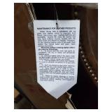 Carbon Loft Linden Vintage Brown Leather Club Chair- Retail:$794.99