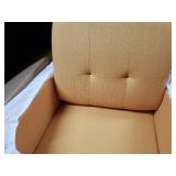 Carson Carrington Keflavik Gold Yellow Mid-Century Accent Chair - Retail:$238.00
