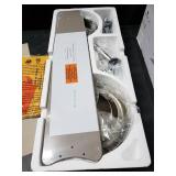 kathy ireland Geode 52 in. Integrated LED Indoor Polished Nickel Ceiling Fan with Light Kit and Wall Control