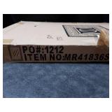 Carson Carrington Salsnas Metal Frame Mirror Silver 18x31"