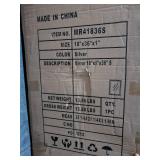 Carson Carrington Salsnas Metal Frame Mirror Silver 18x31"