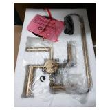 Set Of 2 Modern Geometric 4 Light Lantern Cage Chandelier