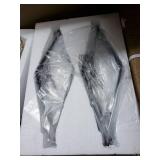 Set Of 2 Modern Geometric 4 Light Lantern Cage Chandelier