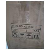 Set Of 2 Modern Geometric 4 Light Lantern Cage Chandelier