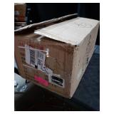 Morgan Imperial Black Metal/ Seeded Glass 1-light Outdoor Wall Light- Retail:$101.49