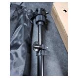 Lihui Wig Stand, Black, With Carry Case