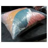 Multi Colored 13x13 Inch Throw Pillow