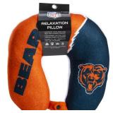Nfl Chicago Bears Relaxation Pillow/ Travel Pillow