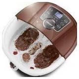 Foot Spa Massager, Brown And Cream