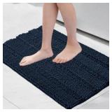 2pc Bath Mats Navy 32x21" Largest
