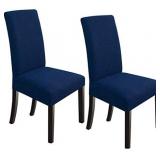 Northern Brothers Chair Slipcover Set Of 8 Navy Blue
