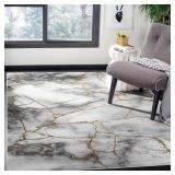 Safavieh 9"x12" Area Rug, Gray/Gold