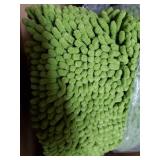 Non Slip Absorbant Bath Rug Set Of 2, Grassy Green