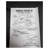 Table Mate II, Small Tool Less Foldable Table, Black