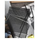 Small Metal Black 5 Shelf Rack