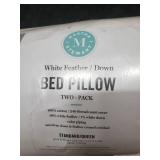 Martha Stewart White/Down Two-Pack, Standard/Queen Pillows