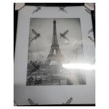 UPSimples Black Picture Frame, White Matte, 16"x20"
