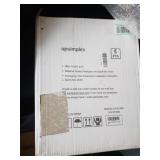 UPSimples Black Picture Frame, White Matte, 16"x20"