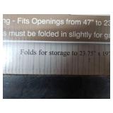 White Floral Pet Gate 47"