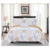 Chic Home Azure 4 Piece Queen Duvet Cover Set Bedding