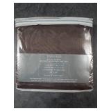 3 PC TWIN SHEET SET MICROFIBER SOLID CHOCOLATE -SERIES 1400-