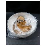 Tomons White 17" Round Pendant Lamp