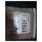 Sure Fit Solid Duck Cloth T-Cushion Chair Slipcover, Beig/Green, Armchair