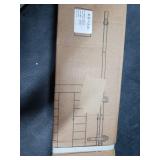 Winsoon T Style Barn Door Hardware, Black, 8 Foot