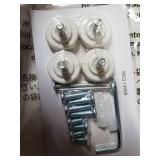 Mdesign Vertical Dresser Storage Tower - Sturdy Steel Frame, Wood Top, Easy Pull