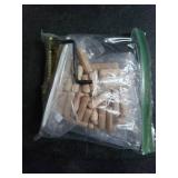 2-Drawer Groove Handle Wood Nightstand - White