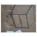 2-Drawer Groove Handle Wood Nightstand - White