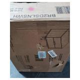 2-Drawer Groove Handle Wood Nightstand - White