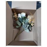 Tan Rose Bouquet, Rosa Indica Displayed with Lavender