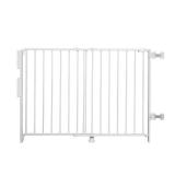 Regalo Extra Tall and Wide 2-in-1 Stairway and Hallway Wall Mounted Baby Gate, Bonus Kit, Includes Banister and Wall Mounting Kit